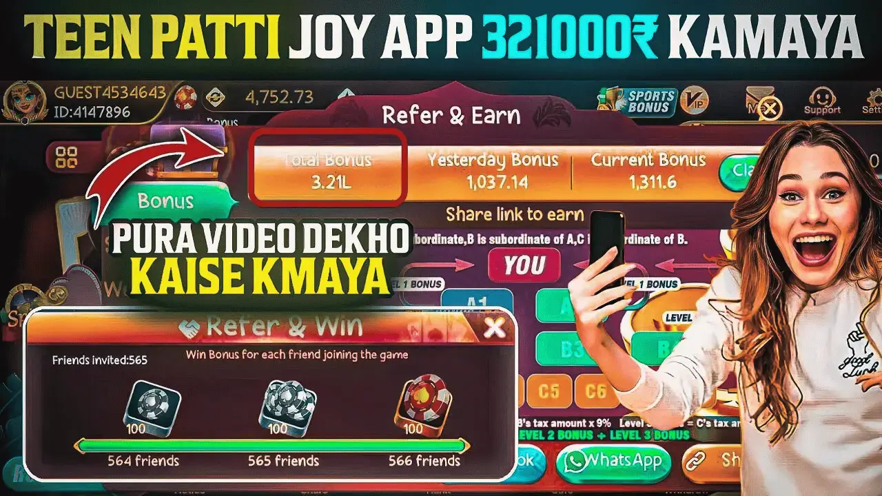 Teen Patti Joy: Get Download, Win Bonuses and Play the Fun!